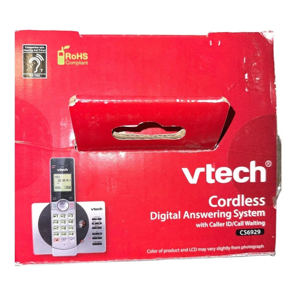 VTech CS6929 Cordless Digital Answering System with Caller ID and Call Waiting.